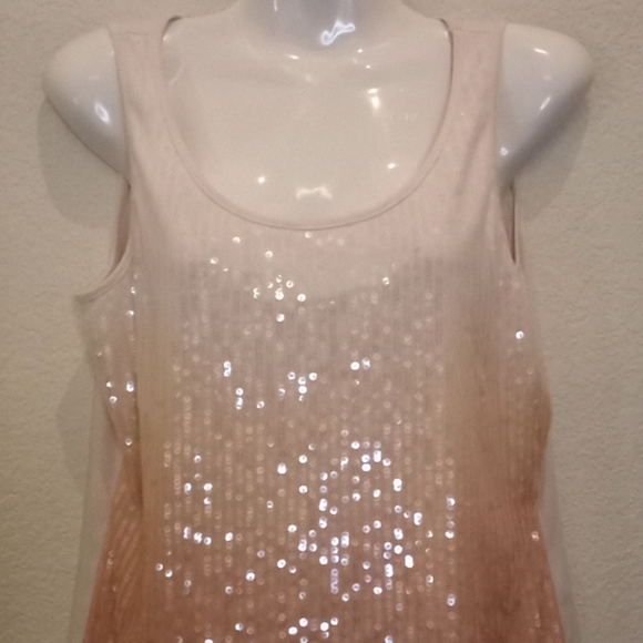 Ruby Rd. Ombre Sequined Tank Top - Picture 5 of 13